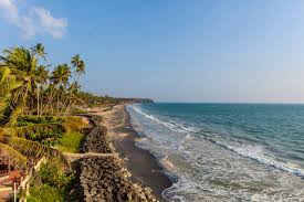 black sand beach